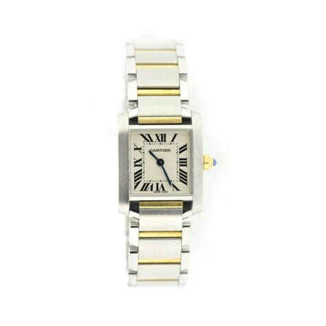 cartier ladies tank watch second hand|used cartier tank solo watches.